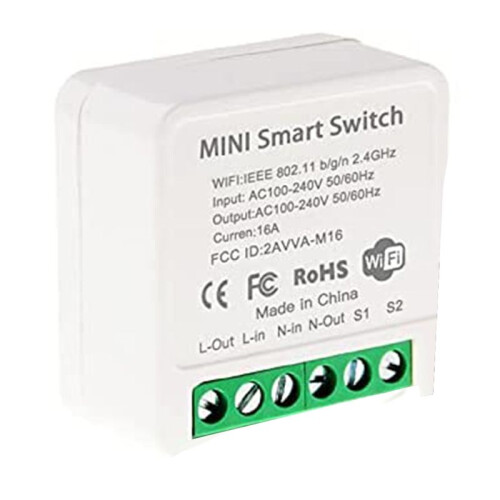 WiFi Relay , DIY Timer Light  Module  Life/Tuya Application, Wireless Remote Control