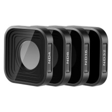 NEEWER ND-Filterset für Hero 9, 10 - Enthält ND4-, ND8-, ND16-, ND32-Filter, Action-Kamera-Zubehör