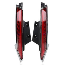 Car 3-In-1 Functions LED Rear Fog Lamp Brake Light Dynamic Turn Signal Pillar Light for- X-Trail T32 2014-2020
