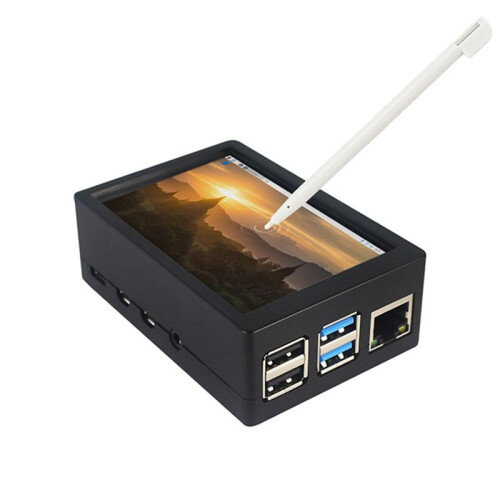 3.5 Inch TFT LCD Touch Screen 320X480 Resolution Abs Case+Touchpen for Raspberry Pi 4Th Generation 4B/4B+