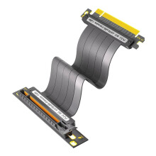 PCIE 4.0-Förlängningskabel, 16x Skärmad Höghastighets GPU-Stegkabel med PCI Express Port GPU-Förlängningskort, 20 cm 90