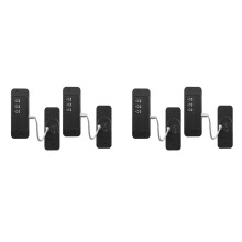 Refrigerator Lock (4 Pack), Heavy Duty Combination Fridge Lock Child Safety Cabinet Lock Strong Non-Marking Adhesive