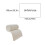 Coperta in microfibra bianca 100x150 cm 3
