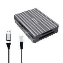 Portable Type C to CFexpress B CFexpress A Reader Drive-Free CFexpress Tyep B Card Reader CFexpress Tyep A Card Reader