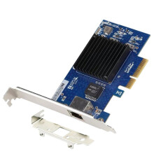 Carte Réseau PCIE 3.0 4X 10G AQC107 Serveur NIC Compatible avec X8/X16 pour Système Linux Win10/11