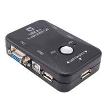 KVM 2 Port VGA USB 2.0 KVM Mouse Switcher Keyboard 1920X1080 Box Sharing Vga Splitter