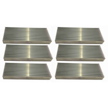 6 Pcs Aluminium Power Amplifier Heatsink Heat Sink 100X40X11mm