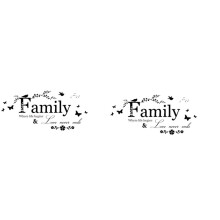 2X Removable Wall Decal Art Sticker Mural Home Living Room Decor Family Words