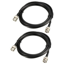 RG58 Coaxial Cable with BNC Male to BNC Male Connectors 50 Ohm 6 Ft 2Pcs