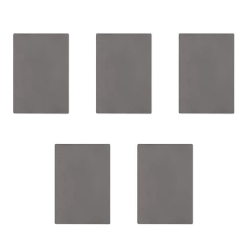 5X Rubber Stamp Sheet for Lasers Engraving Machine with A4 Size 2.3mm (Dark Gray) 1