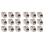 24 Pcs RJ45  Cat7 Cat6A Shielded FTP Zinc Alloy Module Network  Jack Connector Adapter 10GB Network 1