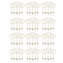 60 PCS Baptism Rosary Acrylic Rosary Beads Rosaries Angel for the First Communion Baptism Party Favors
