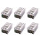 6X Spänningstransformator Strömförsörjning AC 110/220V Till  12V 1A Silver 1