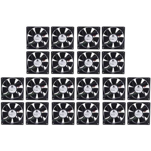 20Stück 90X90X25mm  12V 0,60 A 4-Pin-Computer-CPU-LÜFter