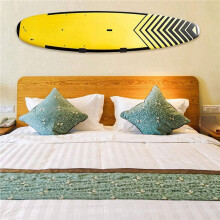 4 Set Surfboard Wall Rack, Surf Board Rack för Väggskärmsmontering Förvaring för Shortboards och Longboards