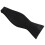 2X Tuxedo Tie Satin Bow Tie for Men - Black 4