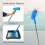 Adjustable 10 Inch Ceiling Paint Roller - Anti Splashing, Wide Application, Reusable 3