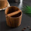 Knock the Slag Bucket Coffee Grounds Knock Box Ground Coffee Container Solid Wood Knocking Tank Coffe Accessories Tools 3