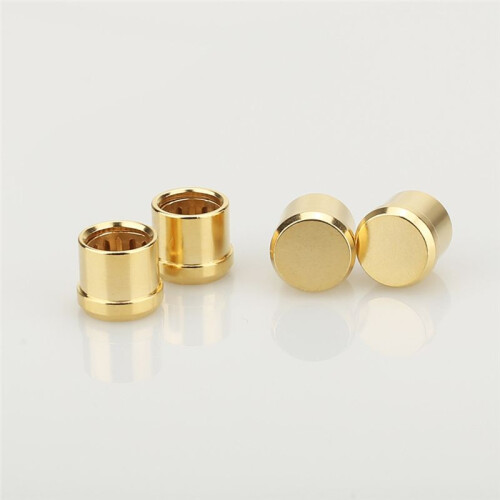 High Quality Plated RCA Cap Plug Short-Circuit Socket Phono Connector Shielding Caps Speaker Accessories 2