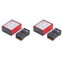 2X 110B Vehicle Detector AC220V Single Channel Inductive Vehicle Loop Detector for Car Parking Lot Access Control