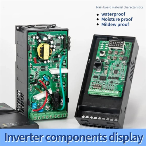 1.5/2.2 KW VFD Frequency Converter 380V Inverter Variable Frequency Drive for 3phase Motor Speed Control 380V-1.5KW 1