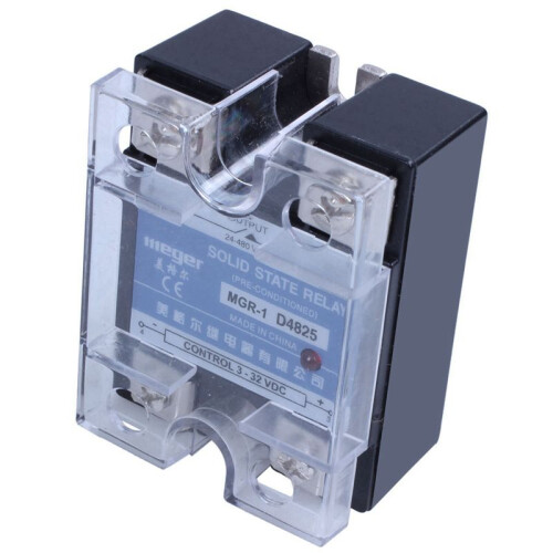 5X MGR-1 D4825 Single-Phase Solid State Relay SSR 25A  3-32 V AC 24-480 V 2
