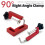 Right-Angle Frame Universal Fence Clamps 360 Rotating Adjustable Fixed G Clamps Fast Fixed Clamp Woodworking Tools(Red) 6