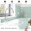 10PC Green Subway 3D Self Adhesive Wall Sticker Kitchen Splashback Tile Waterproof for Home DIY Wall Decor 3