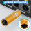 Phantom Power Adapter Microfoon Systeem Audio Mixer voor Condensator Microfoon 48V XLR Microfoon Adapter 3.5mm Goud 4