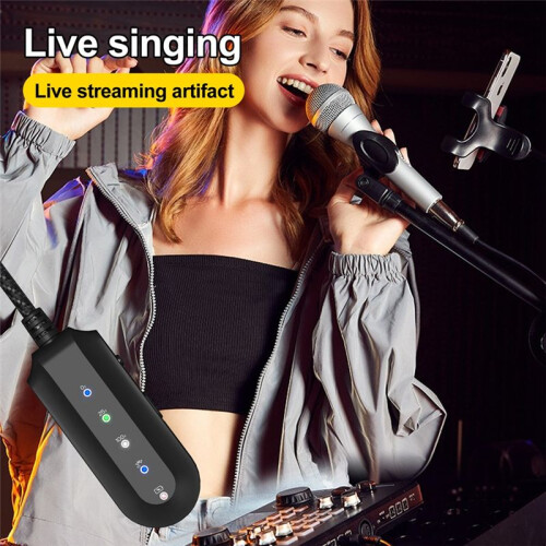 Wireless Audio Adapter with Vocal Eliminator  Receiver Aux Adapter for Karaoke Singing Practice Live Singing 1
