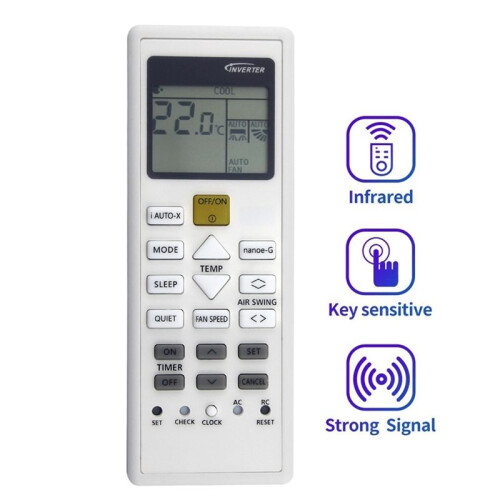 Replace AC Remote Control A75C15970 for  Air Conditioner A/C Remote Control 1