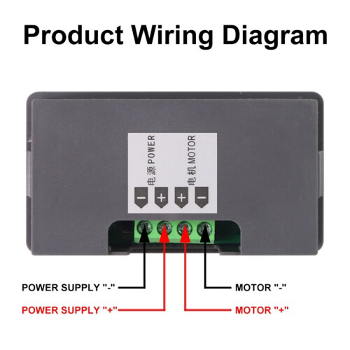 6V12V24V5A Wireless Remote PWM  Motor Fan Speed Controller Regulator, Motor Speed Control  Set, for DIY Projects 2