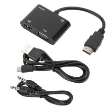 1080P 1 in 1 Out HD Naar VGA HD-Converter Computerprojectie Naar Tv-Adapter voor HD-Producten VGA-Producten Aansluiten