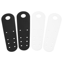 4 Pcs Skate Toe Protectors Roller Skate Toe Guards Flat Skate Toe-Guards Leather Toe Protectors for Quad Roller Skates