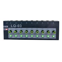 LQ-03 8Channel Mixer Microphone Mixer Instrument Amplifier Audio Input Multifunctional Mixing Effect Device EU Plug