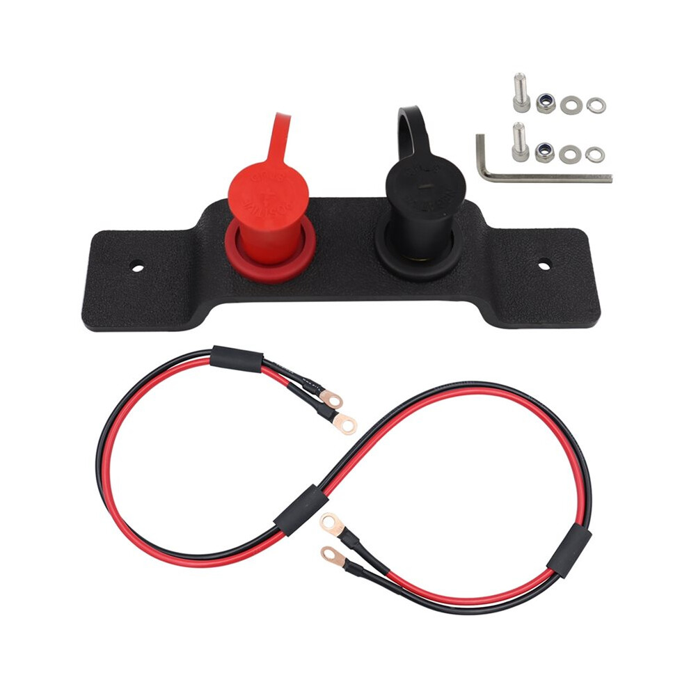 Battery Terminal Relocation Kit Car Battery Jump Post Relocation Kit Remote Battery Charging Tool 4712552197966