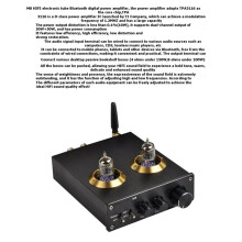 Pré-Amplificador para Toca-Discos M8, Áudio Estéreo HiFi, Pré-Amplificador Valvulado para Mesa, Pré-Amplificador Auxiliar com Válvulas 6J1