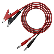 4mm Banana Plug to Alligator Clip with Pure Copper 15A High Current Test Regulated Power Supply Output