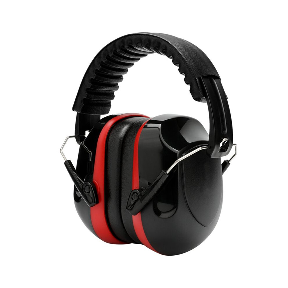 Adjustable Noise Cancelling Ear Muffs For Adults, Snr 33Db, Ideal For Construction And Shooting Red 6033986737404