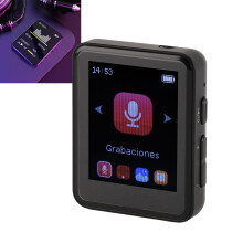 Lecteur MP3 MP4 1,8 pouces 8 Go intégré 128 Go aluminium