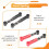 10Pcs Building Blocks Hard Spring for Technical MOC Parts Self-Locking Bricks  Accessories Spring 76537 4