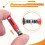 10Pcs Building Blocks Hard Spring for Technical MOC Parts Self-Locking Bricks  Accessories Spring 76537 6