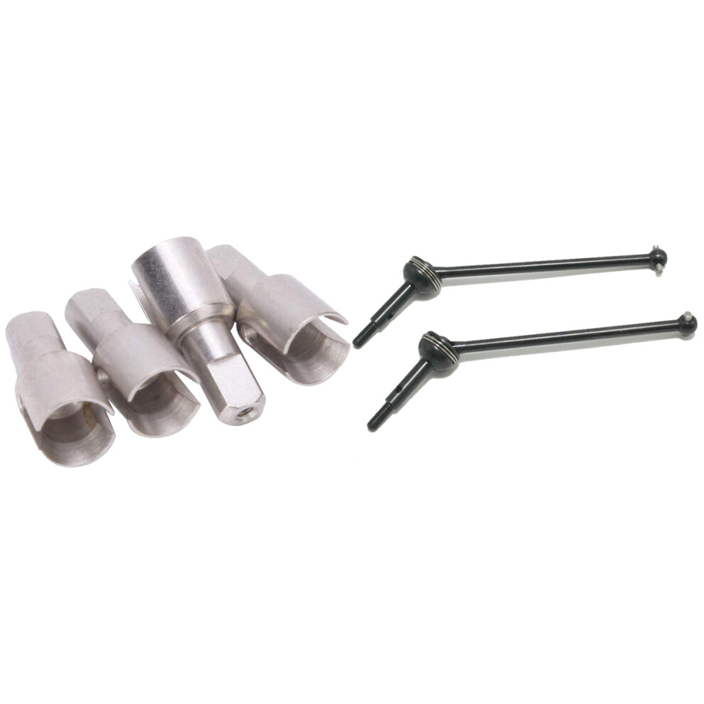 2 Set Rc Car Part: 1 Set Differential Cups Car Accessories & 1 Set Cvd Steel Universal Drive Shaft 6031386934218