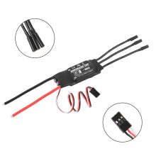 60A Borstlös ESC 2-3S Lipo-Stöd BEC-Utgång med Programmeringskort för RC-Bilbåtflygplan Gör-det-Själv-Delar