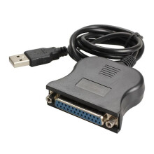 Cable Paralelo USB a 25 Orificios Interfaz DB25 Impresora IEEE 1284 Cable USB2.0 Cable Adaptador de 25 Orificios