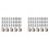 P80 Plasma Electrode Tip Nozzle 1.5 100Amp Plasma Cutting Torch Consumables Accessory 70Pcs 1