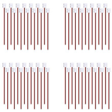 96 Pièces 8mm 2 Broches LED Connecteur de Lumière de Bande pour 8 mm de Large Flexible SMD 3528 2835 Bande de LED de Couleur Unique Sans Soudure