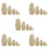 25X Unpainted Russian Nesting Dolls DIY Blank Nesting Dolls Unfinished Nesting Doll Kit Matryoshka Nesting Dolls 1
