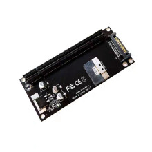 SFF-8654 8i to PCIe 4.0 X16 External  Card Adapter for Mainboard DIY Computers Accessories