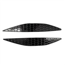 1 Paar Achterbalk Honingraat Reflector Cover Trim Styling voor 7 MK7 2014-2018 Staart Mistlamp Strips Sticker